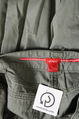 Дамски панталон S.Oliver, Размер L, Цвят Зелен, Цена 41,00 лв.