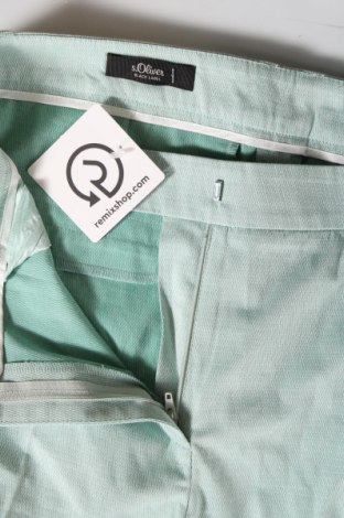 Dámské kalhoty  S.Oliver Black Label, Velikost L, Barva Zelená, Cena  468,00 Kč