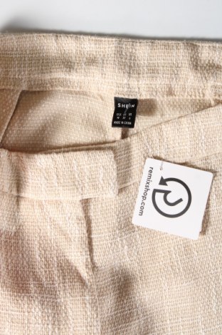 Дамски панталон SHEIN, Размер S, Цвят Бежов, Цена 14,21 лв.