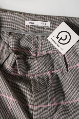 Дамски панталон Sinsay, Размер S, Цвят Многоцветен, Цена 13,05 лв.