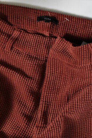 Pantaloni de femei Sora, Mărime L, Culoare Maro, Preț 41,37 Lei