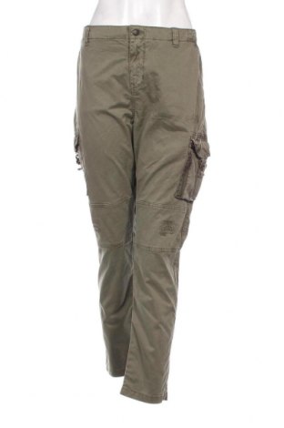 Γυναικείο παντελόνι Superdry, Μέγεθος XL, Χρώμα Πράσινο, Τιμή 14,40 €