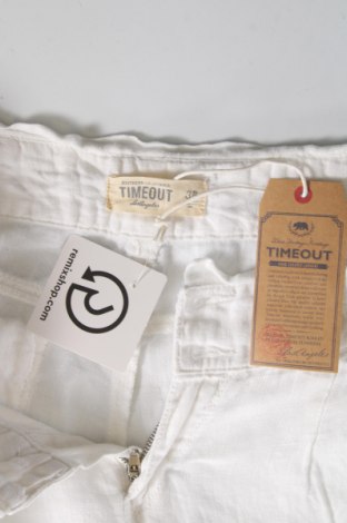 Дамски панталон Timeout, Размер S, Цвят Бял, Цена 34,37 лв.