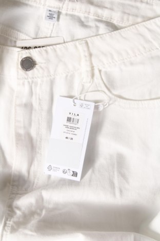 Pantaloni de femei VILA, Mărime M, Culoare Alb, Preț 158,00 Lei
