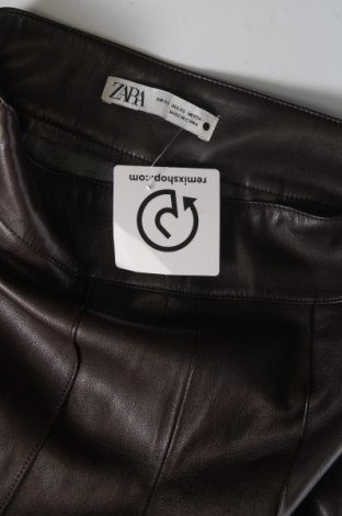 Γυναικείο παντελόνι Zara, Μέγεθος XS, Χρώμα Καφέ, Τιμή 16,70 €