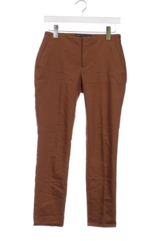 Дамски панталон Zara, Размер S, Цвят Кафяв, Цена 9,45 лв.