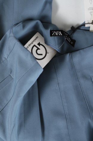 Pantaloni de femei Zara, Mărime XS, Culoare Albastru, Preț 158,00 Lei