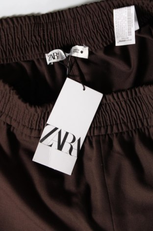 Pantaloni de femei Zara, Mărime L, Culoare Maro, Preț 111,71 Lei