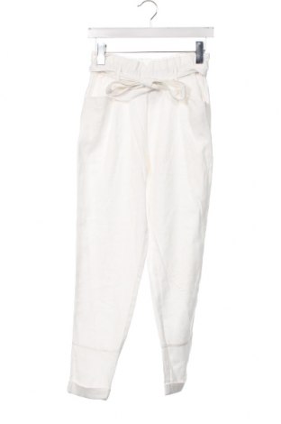 Дамски панталон Zara Trafaluc, Размер XS, Цвят Бял, Цена 27,05 лв.