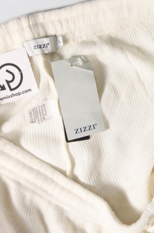 Damenhose Zizzi, Größe L, Farbe Weiß, Preis 8,04 €