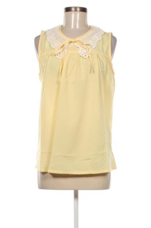 Γυναικείο αμάνικο μπλουζάκι, Μέγεθος S, Χρώμα Κίτρινο, Τιμή 4,87 €