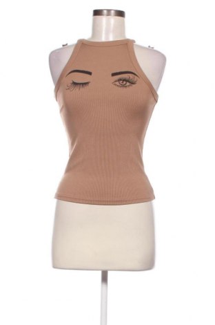 Γυναικείο αμάνικο μπλουζάκι, Μέγεθος S, Χρώμα Καφέ, Τιμή 3,99 €