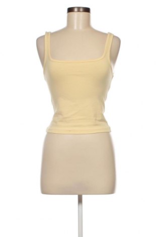 Γυναικείο αμάνικο μπλουζάκι About You, Μέγεθος S, Χρώμα Κίτρινο, Τιμή 15,98 €