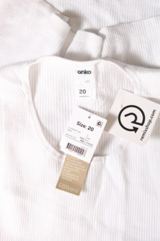 Γυναικείο αμάνικο μπλουζάκι Anko, Μέγεθος XXL, Χρώμα Λευκό, Τιμή 10,00 €
