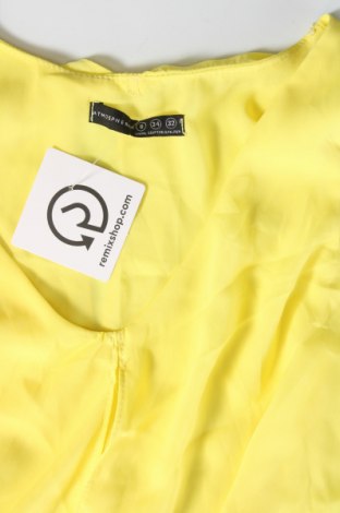 Γυναικείο αμάνικο μπλουζάκι Atmosphere, Μέγεθος XXS, Χρώμα Κίτρινο, Τιμή 2,66 €