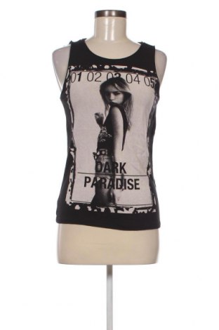Γυναικείο αμάνικο μπλουζάκι Bershka, Μέγεθος S, Χρώμα Μαύρο, Τιμή 3,79 €