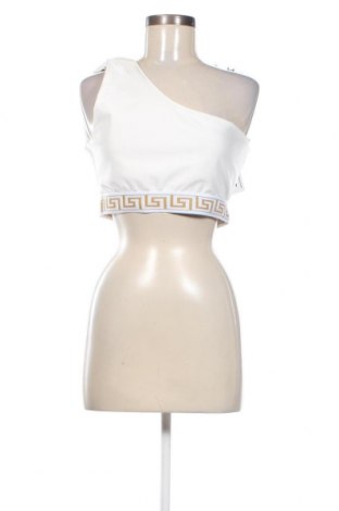 Γυναικείο αμάνικο μπλουζάκι Boohoo, Μέγεθος XL, Χρώμα Λευκό, Τιμή 6,49 €