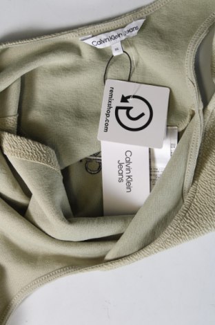 Damska koszulka na ramiączkach Calvin Klein Jeans, Rozmiar XS, Kolor Zielony, Cena 165,26 zł