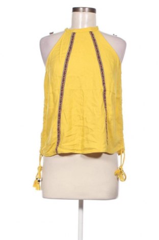 Γυναικείο αμάνικο μπλουζάκι Clockhouse, Μέγεθος L, Χρώμα Κίτρινο, Τιμή 4,20 €