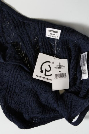 Γυναικείο αμάνικο μπλουζάκι Cotton On, Μέγεθος XS, Χρώμα Μπλέ, Τιμή 10,82 €