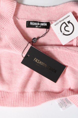 Γυναικείο αμάνικο μπλουζάκι Fashion Union, Μέγεθος M, Χρώμα Ρόζ , Τιμή 4,31 €