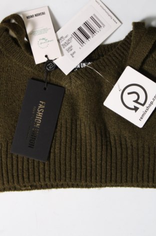Γυναικείο αμάνικο μπλουζάκι Fashion Union, Μέγεθος S, Χρώμα Πράσινο, Τιμή 4,79 €