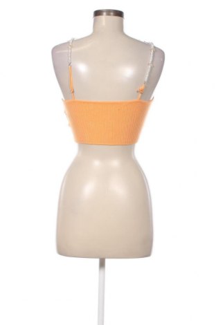 Γυναικείο αμάνικο μπλουζάκι Fb Sister, Μέγεθος XXS, Χρώμα Πορτοκαλί, Τιμή 8,04 €