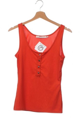 Γυναικείο αμάνικο μπλουζάκι Gestuz, Μέγεθος XS, Χρώμα Πορτοκαλί, Τιμή 9,94 €