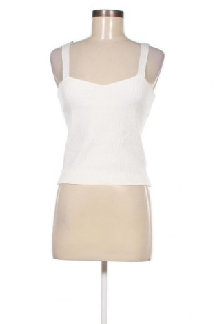 Γυναικείο αμάνικο μπλουζάκι Gina Tricot, Μέγεθος XL, Χρώμα Λευκό, Τιμή 7,19 €