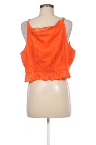 Γυναικείο αμάνικο μπλουζάκι Gina Tricot, Μέγεθος XL, Χρώμα Πορτοκαλί, Τιμή 6,39 €