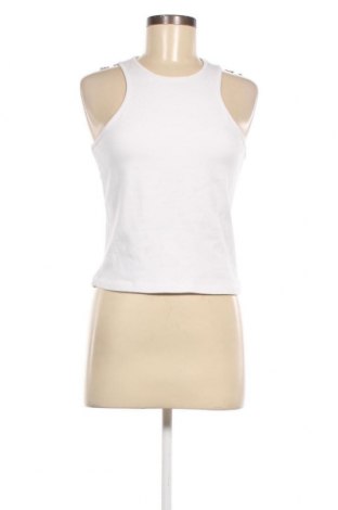 Γυναικείο αμάνικο μπλουζάκι Gina Tricot, Μέγεθος XL, Χρώμα Λευκό, Τιμή 7,99 €