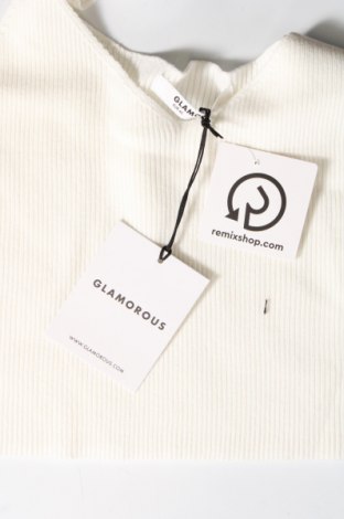 Γυναικείο αμάνικο μπλουζάκι Glamorous, Μέγεθος M, Χρώμα Λευκό, Τιμή 2,40 €