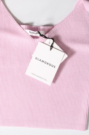 Tricou de damă Glamorous, Mărime M, Culoare Roz, Preț 48,95 Lei