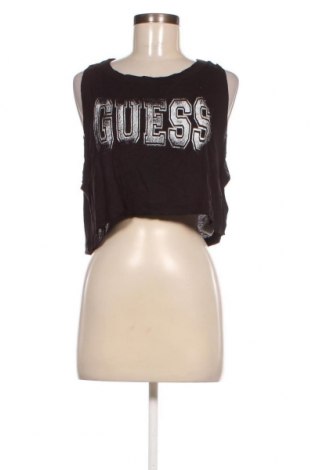 Γυναικείο αμάνικο μπλουζάκι Guess, Μέγεθος L, Χρώμα Μαύρο, Τιμή 19,34 €