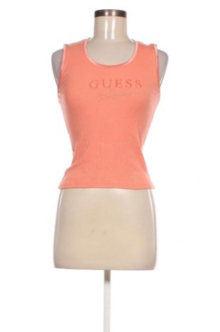 Γυναικείο αμάνικο μπλουζάκι Guess By Marciano, Μέγεθος M, Χρώμα Πορτοκαλί, Τιμή 9,91 €