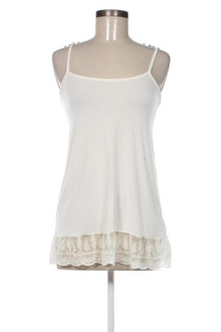 Γυναικείο αμάνικο μπλουζάκι Happy Holly, Μέγεθος M, Χρώμα Λευκό, Τιμή 2,80 €