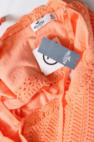 Γυναικείο αμάνικο μπλουζάκι Hollister, Μέγεθος XL, Χρώμα Πορτοκαλί, Τιμή 7,67 €