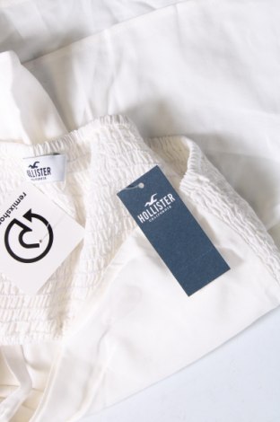 Γυναικείο αμάνικο μπλουζάκι Hollister, Μέγεθος L, Χρώμα Λευκό, Τιμή 2,40 €