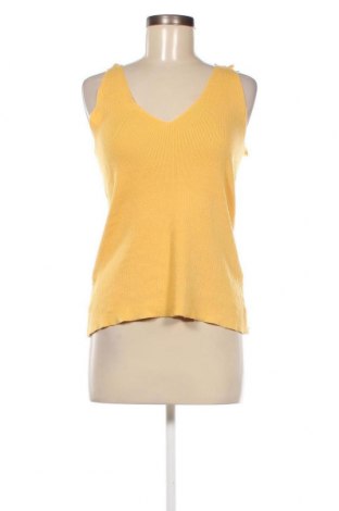 Γυναικείο αμάνικο μπλουζάκι Ichi, Μέγεθος M, Χρώμα Κίτρινο, Τιμή 4,33 €