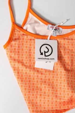 Γυναικείο αμάνικο μπλουζάκι Jennyfer, Μέγεθος XXS, Χρώμα Πορτοκαλί, Τιμή 1,73 €
