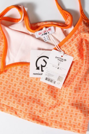 Γυναικείο αμάνικο μπλουζάκι Jennyfer, Μέγεθος S, Χρώμα Πορτοκαλί, Τιμή 1,73 €