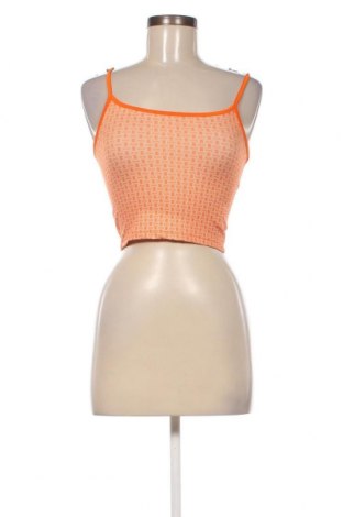 Γυναικείο αμάνικο μπλουζάκι Jennyfer, Μέγεθος S, Χρώμα Πορτοκαλί, Τιμή 6,38 €