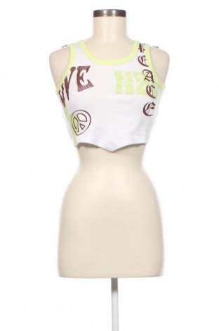 Γυναικείο αμάνικο μπλουζάκι Jennyfer, Μέγεθος XXS, Χρώμα Λευκό, Τιμή 10,82 €