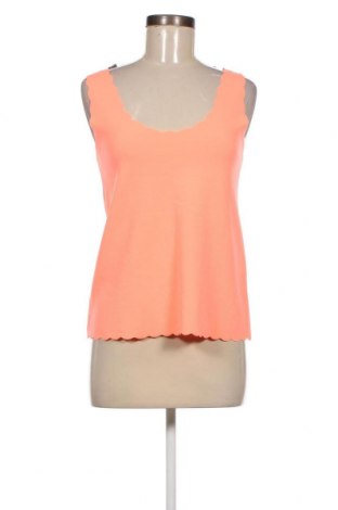 Γυναικείο αμάνικο μπλουζάκι Laura Torelli, Μέγεθος S, Χρώμα Πορτοκαλί, Τιμή 3,62 €