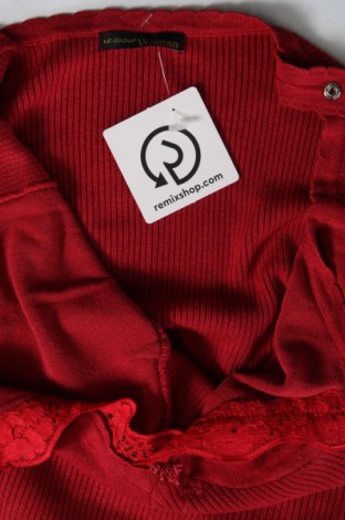 Tricou de damă Le Group, Mărime M, Culoare Roșu, Preț 42,76 Lei