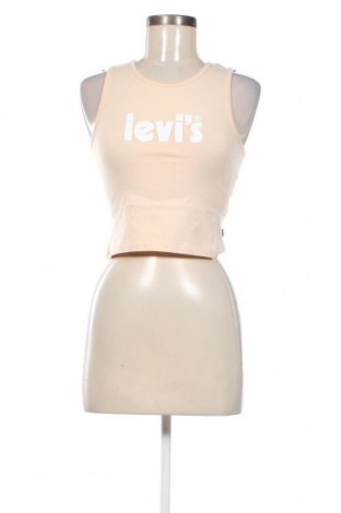 Γυναικείο αμάνικο μπλουζάκι Levi's, Μέγεθος XS, Χρώμα  Μπέζ, Τιμή 18,22 €