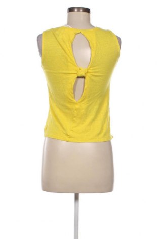 Γυναικείο αμάνικο μπλουζάκι Mango, Μέγεθος S, Χρώμα Κίτρινο, Τιμή 21,38 €