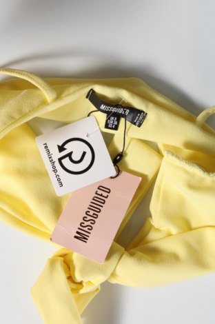 Γυναικείο αμάνικο μπλουζάκι Missguided, Μέγεθος S, Χρώμα Κίτρινο, Τιμή 8,00 €