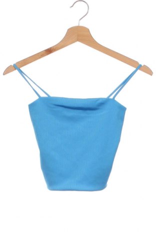 Γυναικείο αμάνικο μπλουζάκι Monki, Μέγεθος XXS, Χρώμα Μπλέ, Τιμή 4,87 €