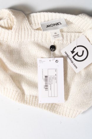 Γυναικείο αμάνικο μπλουζάκι Monki, Μέγεθος XS, Χρώμα Λευκό, Τιμή 1,62 €